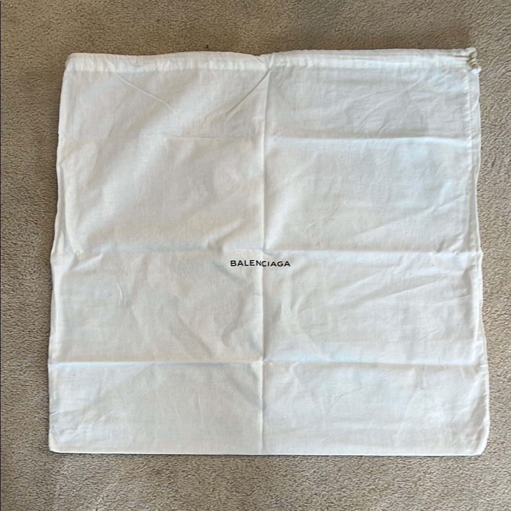 Balenciaga White Dust Bag
